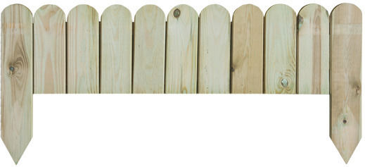 Showood Ξύλινη Μπορντούρα Κήπου σε Μπεζ Χρώμα 30cm x 1.07m