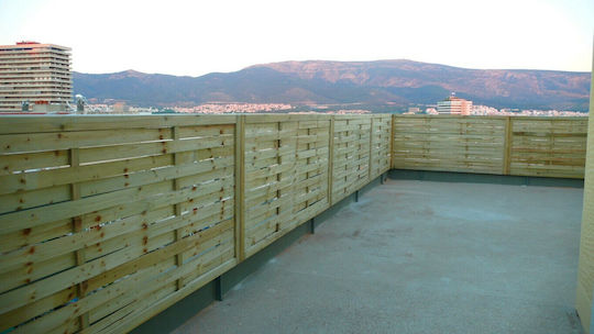Showood Wooden Fence Panel in Beige Color 1.8m x 90cm