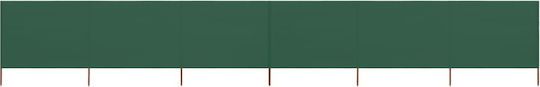 vidaXL Fabric Fence Panel in Green Color 80cm x 8.0m