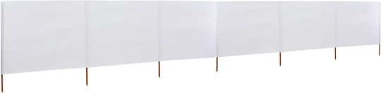 vidaXL în Culoarea Alb 1.6x8.0m