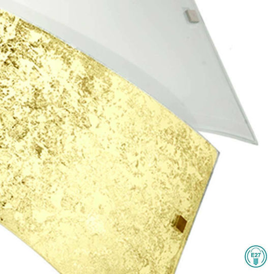 Ondaluce Pl.Flake/Md-Fo Deckenleuchte 48cm Gold mit Fassung E27