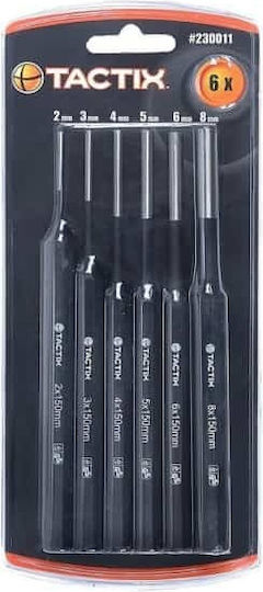 Tactix Set Punches 2-8x150mm 6pcs 230011 Hand Tool Set 6pcs