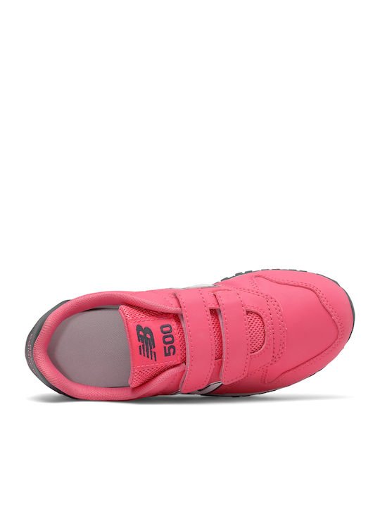 500 Kids Sneakers with Scratch Fuchsia