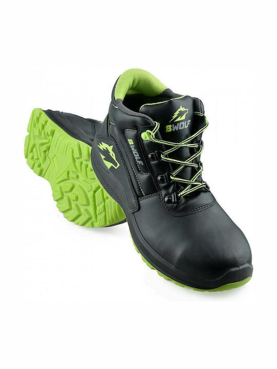 Palltex Spyke Waterproof Boots Safety Black S3 with Certification P, HI,SRC