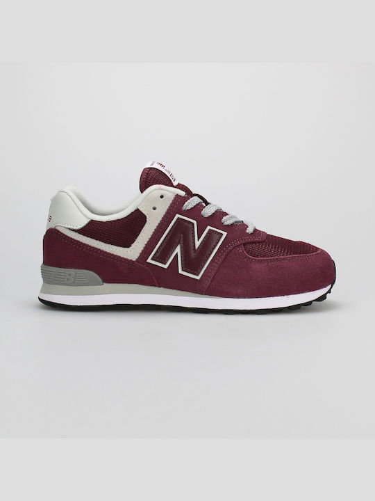 574 Classic Kids Sneakers Burgundy