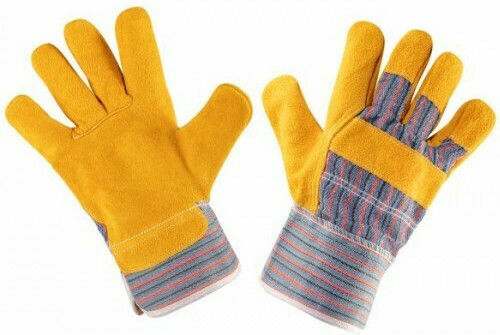 Neo Tools Gloves for Work Yellow Leather 1pcs