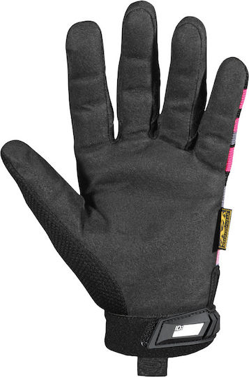 Mechanix Wear The Original Γάντια Εργασίας Ροζ Δερμάτινα