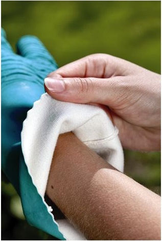 Gardena Waterproof Gloves for Work Green Cotton Waterproof 1pcs
