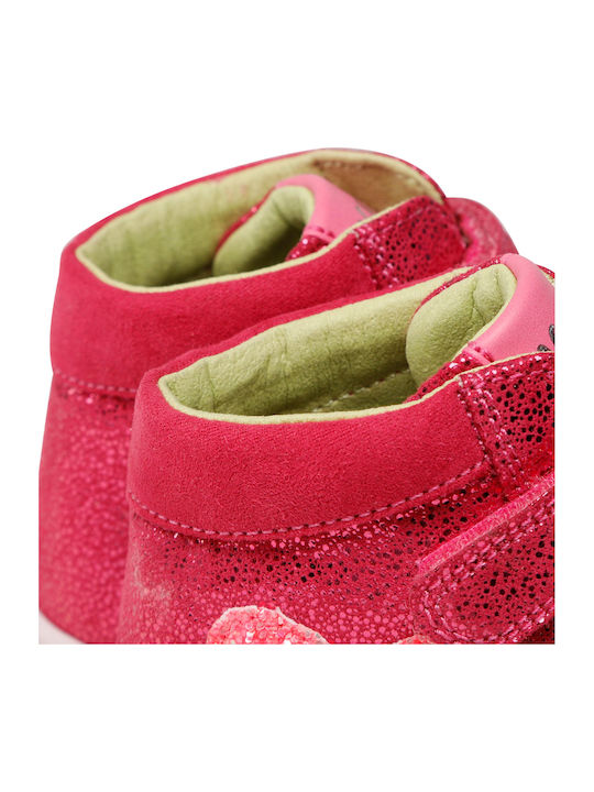 Kinder Sneakers Hoch Anatomisch mit Klettverschluss Rosa