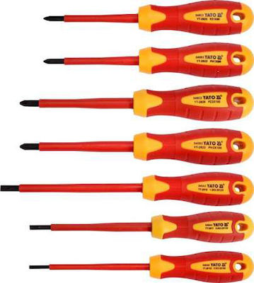 Yato Set 7 Electrician VDE 1000V Screwdrivers