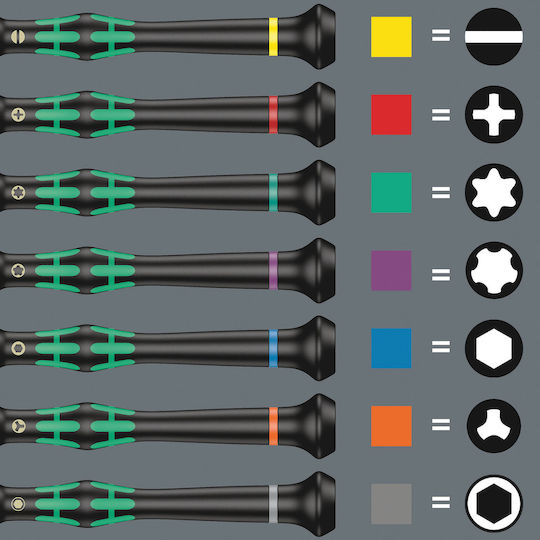 Wera 2050 Precision Screwdriver Cross Size PH0x60mm