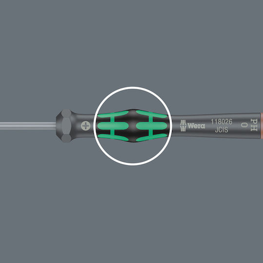 Wera 2050 Precision Screwdriver Cross Size PH0x60mm