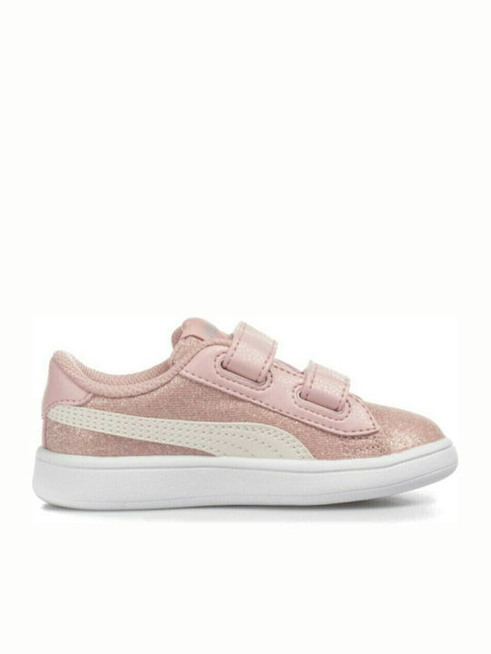 Smash Glitz Glam Παιδικά Sneakers με Σκρατς Ροζ