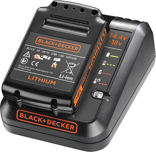 Black & Decker Încărcător Baterii Unelte 14.4-18V Litiu