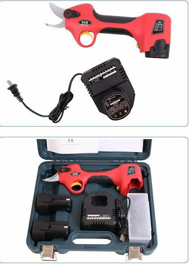 Fpq 808 Baumschere Batterie Bürstenlos 16.8V 1x2.5Ah mit Maximalem Schnittdurchmesser 25mm im Transportkoffer