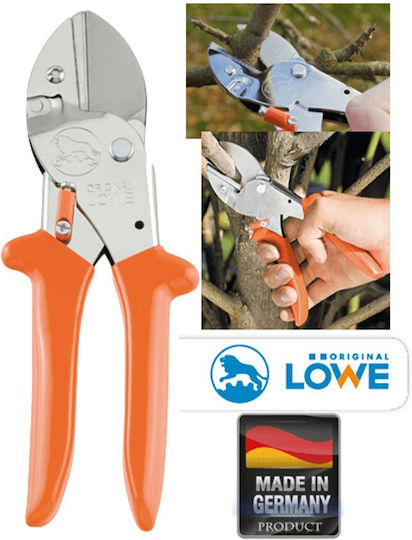 Lowe 1104 Pruning Shears Type Bypass Shears Length 21cm with Maximum Cutting Diameter 25mm