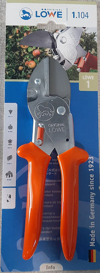 Lowe 1104 Pruning Shears Type Bypass Shears Length 21cm with Maximum Cutting Diameter 25mm