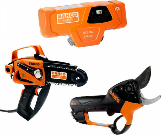 Bahco BCL22 Pruning Shears Battery Brushless 43.2V 1x5.8Ah with Maximum Cutting Diameter 45mm