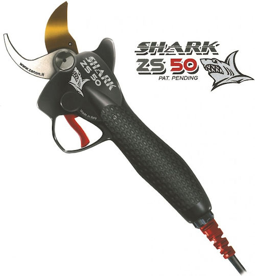 Zanon Shark ZS-50 / 600S Pruning Shears Battery 50.4V 1x6.4Ah with Maximum Cutting Diameter 50mm in Carrying Case