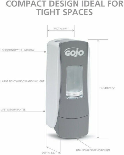 Gojo ADX-7 Commercial Foam Dispenser 700ml Gray