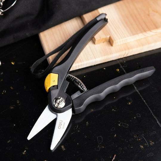 Deli Baumschere Länge 20cm mit Maximalem Schnittdurchmesser 10mm