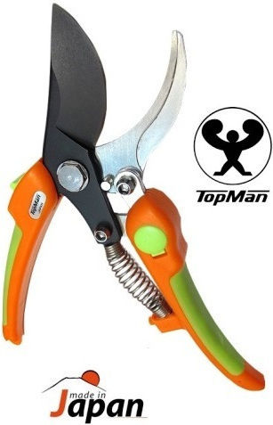 TopMan Pruning Shears Length 20.5cm with Maximum Cutting Diameter 25mm