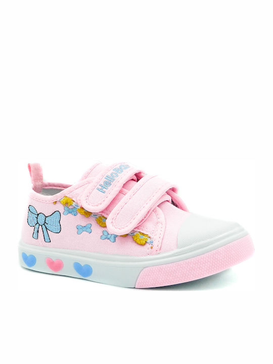 Παιδικά Sneakers με Σκρατς Ροζ