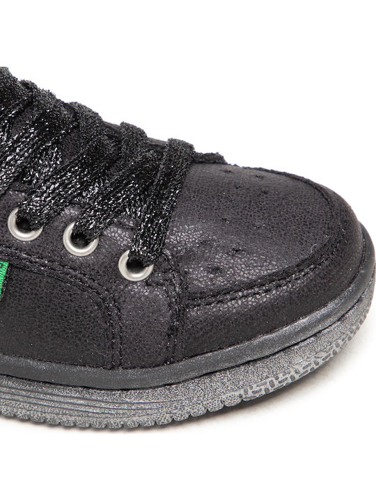 Lowell Παιδικά Sneakers High Ανατομικά Μαύρα