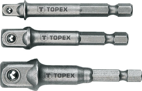 Topex Adapters HEX Set 3pcs