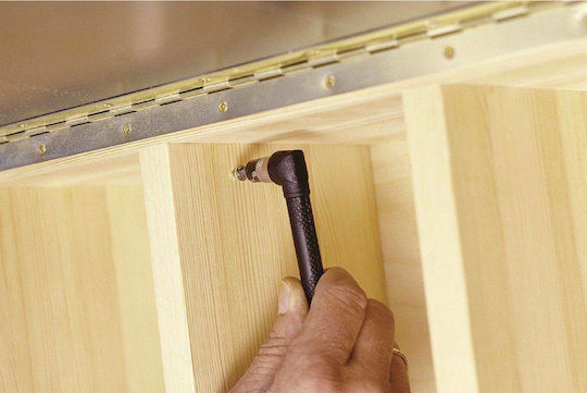 Wolfcraft 90 Degree Angle Screwdriver for Bits Chuck Wrench 1573000