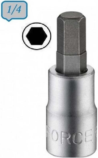 Force Socket 1/4" Allen Walnut with Allen Head and Socket 1/4'' H3x32mm