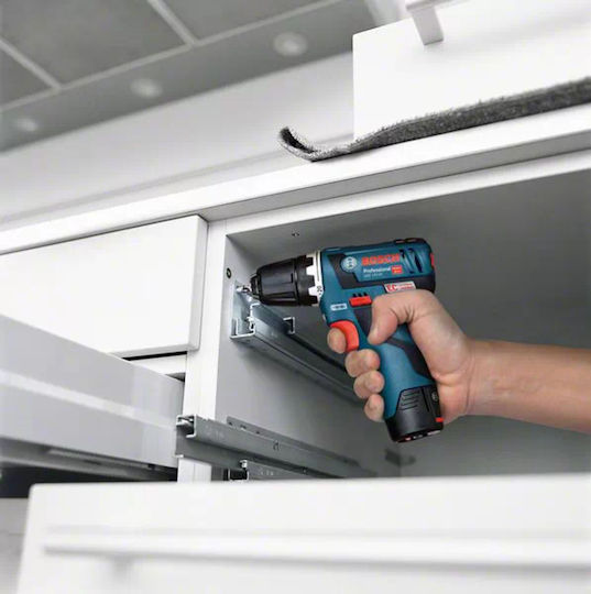 Bosch Комплект 2 Батерии за Инструменти Литиеви 12V Капацитет 2Ах със Зарядно GAL 12V-40