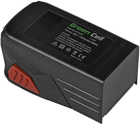 Green Cell Tool Battery Lithium 36V with Capacity 3Ah