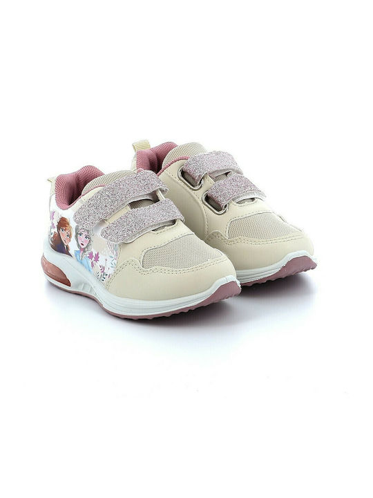 FR003415 Παιδικά Sneakers με Σκρατς Μπεζ