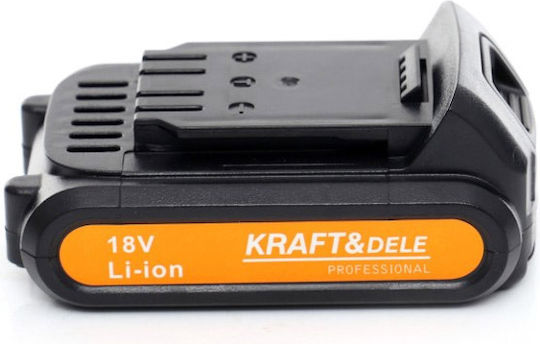 Kraft & Dele Μπαταρία Εργαλείου Λιθίου 18V με Χωρητικότητα 2Ah X-Series