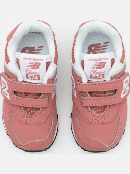 574 Classic 574 Παιδικά Sneakers με Σκρατς Ροζ