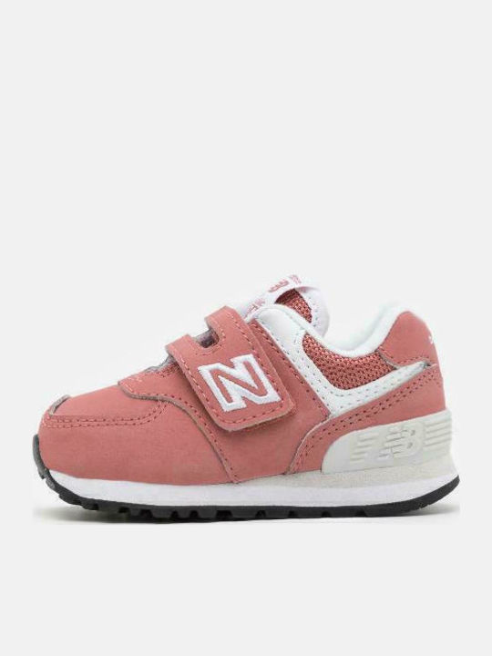 574 Classic 574 Παιδικά Sneakers με Σκρατς Ροζ