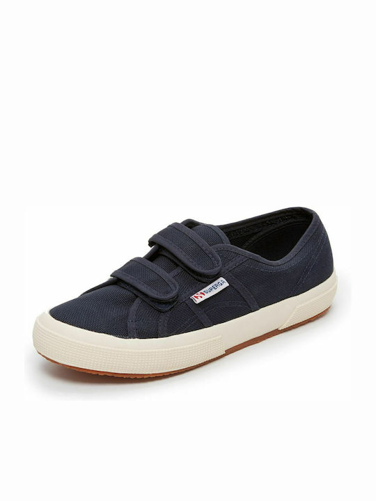 Kids Sneakers with Scratch Navy Blue