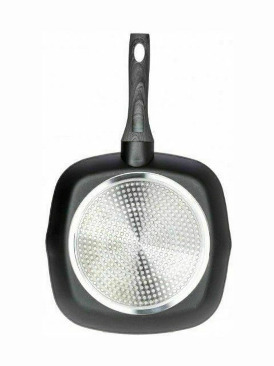 Cryspo Trio Granite Grill made of Aluminum with Stone Coating 28cm