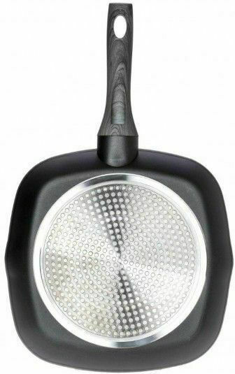 Cryspo Trio Granite Grătar din Aluminiu cu Strat de Piatră 28cm