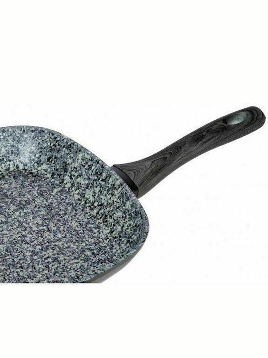Cryspo Trio Granite Grill made of Aluminum with Stone Coating 28cm