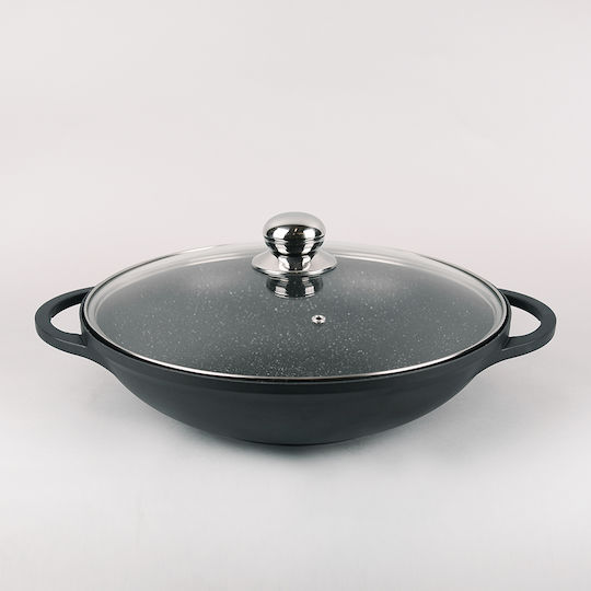 Maestro 32cm Wok Aluminiu cu Strat de Piatră