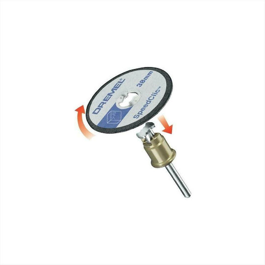 Dremel Πλαστικού EZ SpeedClic SC476 Δίσκος Κοπής για Πάνελ 38mm 5τμχ