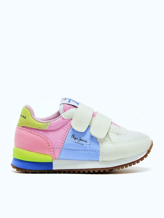Sydney Basic Παιδικά Sneakers με Σκρατς Ροζ