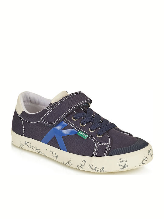 Gody Παιδικά Sneakers με Σκρατς Μπλε