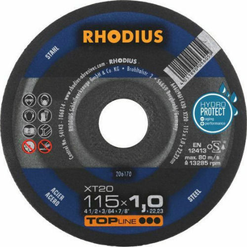 Rhodius ΧΤ38/180x1.5 Диск за рязане Метал 180мм