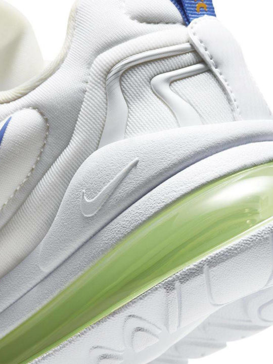 Air Max 270 Kids Sneakers White / Sapphire / Laser Orange