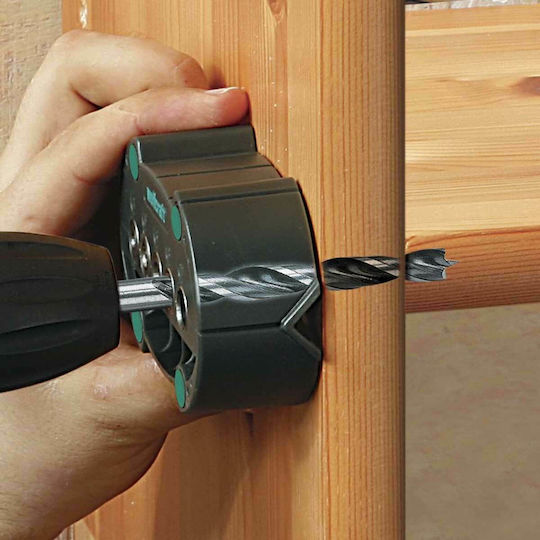 Wolfcraft 4685000 Οδηγός Δράπανου Διάτρησης Φορητός Σετ 5τμχ