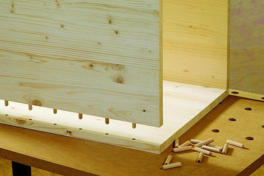 Wolfcraft Wooden Dowels 10x40mm 120pcs 2909000