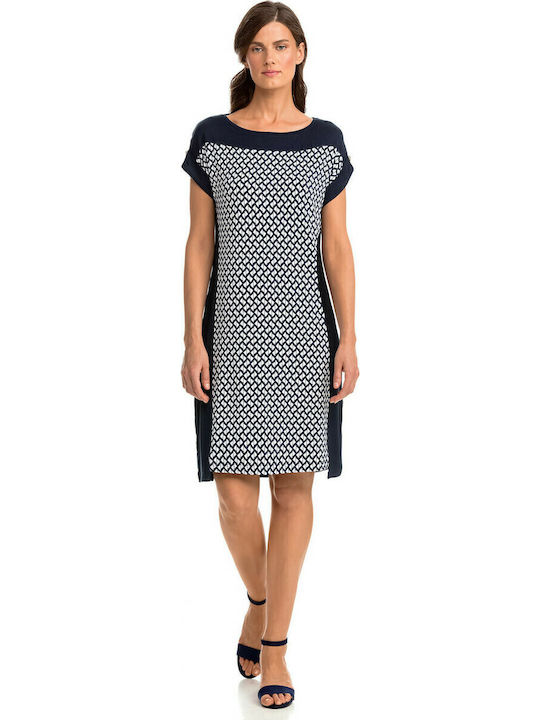 Vamp Feminin Scurt Rochie de Plajă Albastru marin